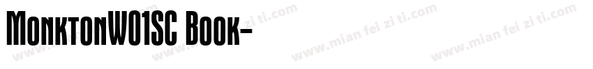 MonktonW01SC Book字体转换
